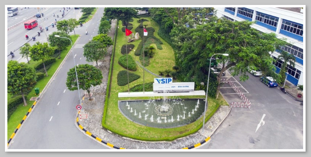 Khu công nghiệp VSIP 1  sở hữu cơ sở hạ tầng hiện đại và tiện nghi 