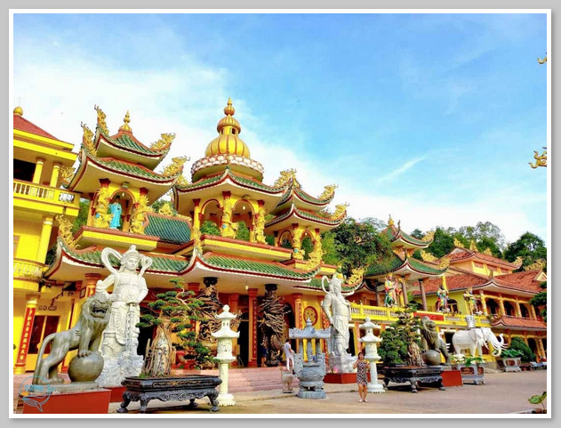 Chiêm ngưỡng kiến trúc của chùa Thái Sơn Núi Cậu 