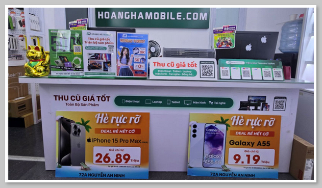 Hoàng Hà Mobile Bình Dương có rất nhiều chương trình hấp dẫn tri ân khách hàng 