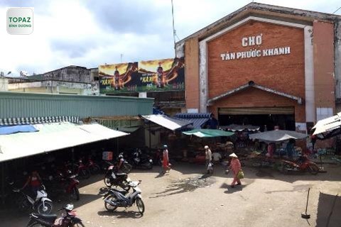 Chợ Tân Phước Khánh - Đa dạng các mặt hàng